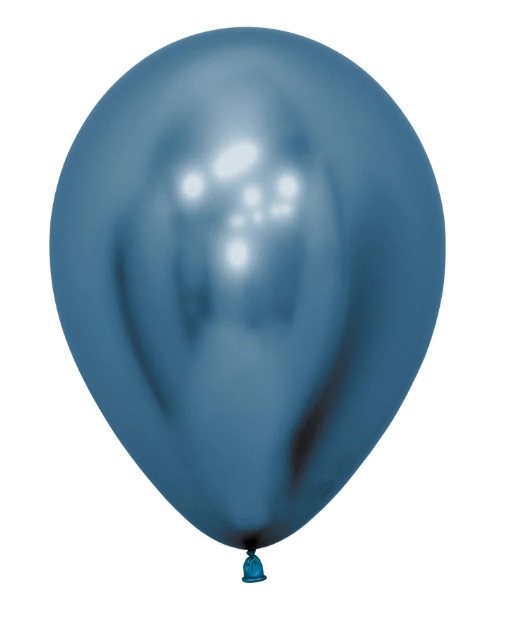 Globo Latex Redondo Reflex Azul R-12 *50und Sempertex